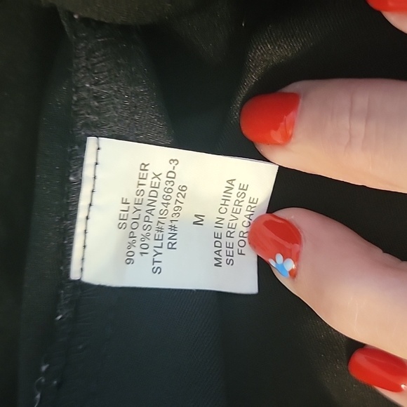 Wild Honey Faux Suede Seamed Mini Skirt in Black - Size MEDIUM - Picture 7 of 8